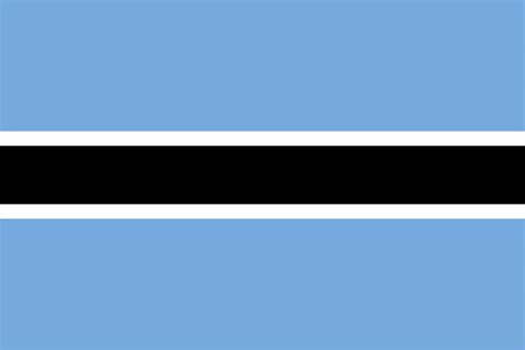 Flag of Botswana image and meaning Botswana flag - Country flags