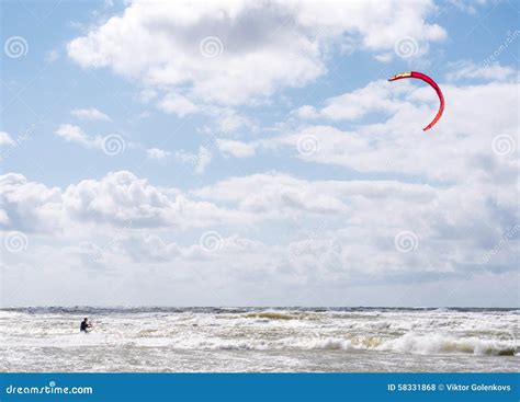 Wakeboarder Making Tricks on Waves Stock Photo - Image of rope, cable: 58331868