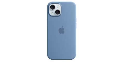 iPhone 15 Silicone Case with MagSafe - Winter Blue - Apple