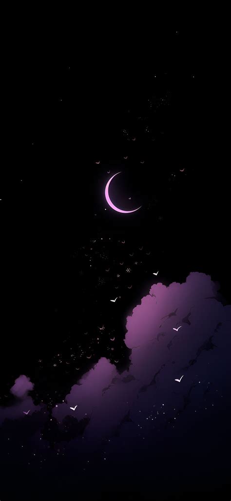 Captivating Night Sky Aesthetic Wallpapers - Dark Art Wallpapers HD