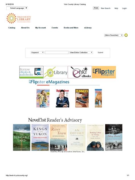 Catalog About Us My Account Events Books and More Elibrary: Print Select Language | PDF ...