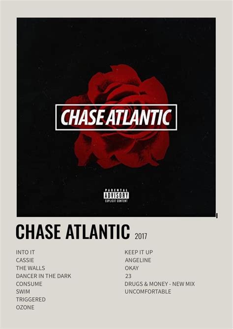 chase atlantic - chase atlantic | Music poster design, Music poster ...