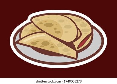 Kue Leker This Traditional Thin Crispy Stock Vector (Royalty Free ...