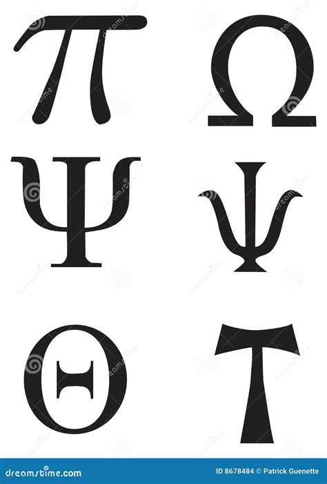 Greek Signs And Symbols - Tattoo Stock Images - Image: 8678484