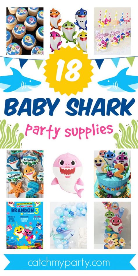 These 18 Fun Baby Shark Party Supplies Are the Best! - The Catch My Party Blog