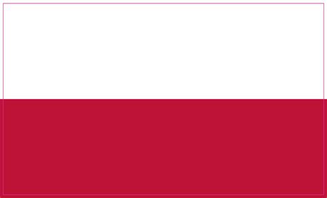 5in x 3in Poland Polish Flag Sticker