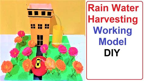 rainwater harvesting working model for school science fair project ...