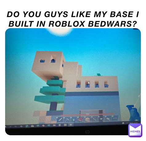 Do you guys like my base I built in Roblox Bedwars? | @DinoBuzzer2 | Memes