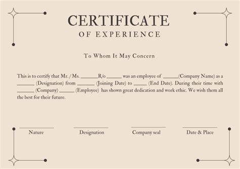 Work Experience Certificate Format: A Complete Guide, 50% OFF