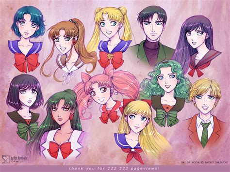 sailor moon characters - Anime Wallpaper (24855117) - Fanpop