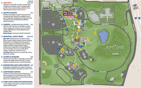 Kent State Stark Campus Map - Gillie Donnamarie