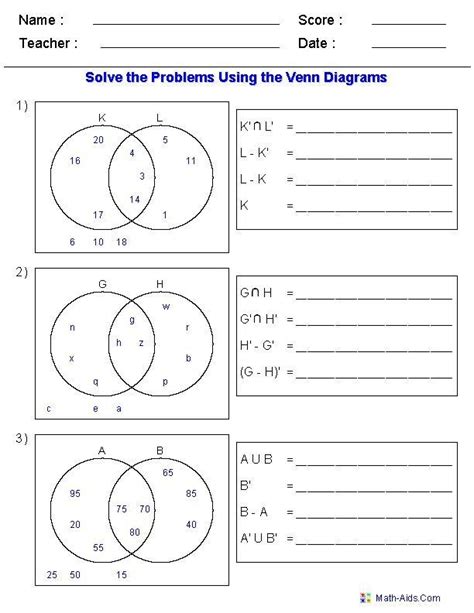 Worksheet Sets - Printable Word Searches