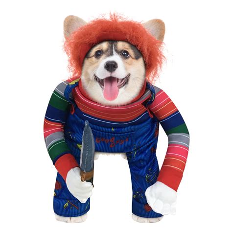 Rubies Rubie's Halloween Chucky Pet Costume Size: Medium | Polyester | Pet costumes, Pet ...