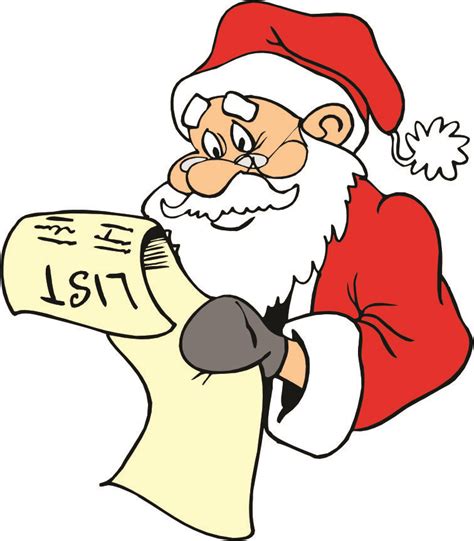 Free Santa Reading Cliparts, Download Free Santa Reading Cliparts png ...