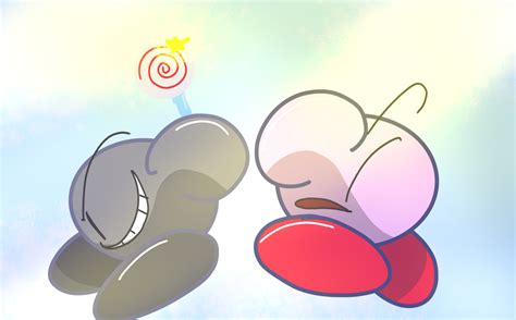 Kirby and Mirror Kirby redraw by Cambam07YT on DeviantArt