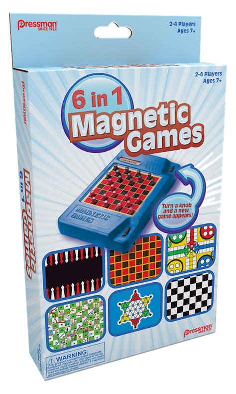 6-in-1 Magnetic Games. - Toy Sense