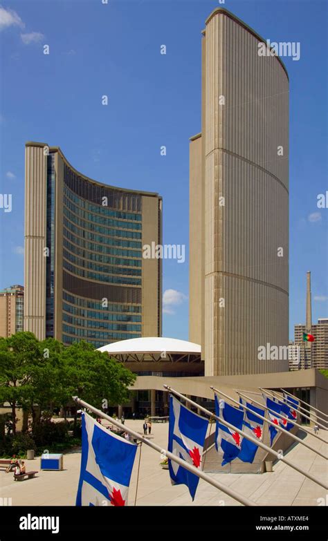 Toronto pride flag city hall hi-res stock photography and images - Alamy