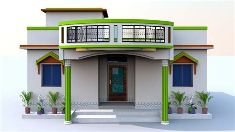 3 bedrooms beautiful village house plan by @prem'shomeplan | budget home plans for village - YouTube