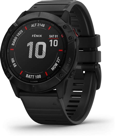 The premium and durable Garmin Fenix 6X Sapphire with up to 21 days of battery life can now be ...