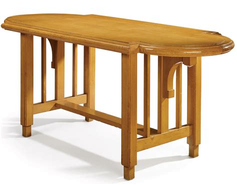 FRANK LLOYD WRIGHT (1867-1959) , AN OAK TABLE FROM THE IMPERIAL HOTEL ...