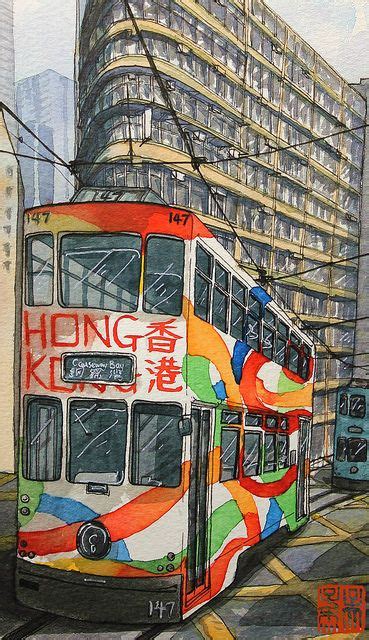 Hong Kong Tram | Hong kong art, British hong kong, Landmark poster