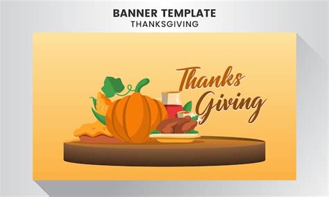 Premium Vector | Thanksgiving celebration background template