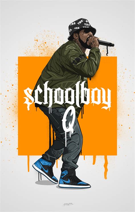 BOKKABOOM - Schoolboy Q illustration by: