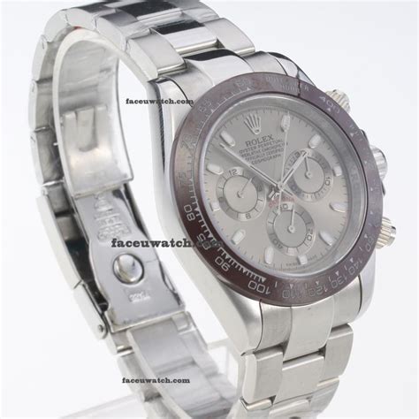 Rolex Daytona Automatic Brown Ceramic Bezel With Gray Dial S/S-Sapphire ...