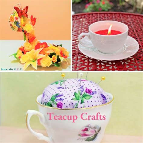 9 Teacup Crafts + DIY Tea Bags | FaveCrafts.com