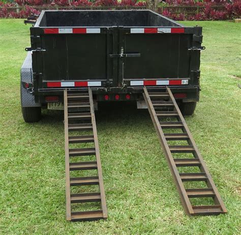 2018 Heavy Duty Dump Trailer w/ Ramps 10' L, 6' W (Works Great - See Video)