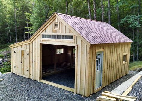 One Bay Garage Kit | Single Car Garage Kit | Building a shed, Diy shed plans, Shed plans