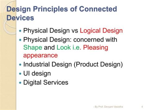 IOT - Design Principles of Connected Devices