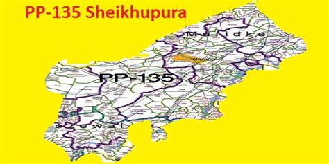 PP-135 Sheikhupura Area, Map, Candidates and Result