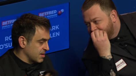 Mark Allen tells Ronnie O’Sullivan he should have withdrawn from German ...