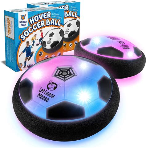 Let Loose Moose Hover Ball – Light Up Indoor Football 2 Pack w/Foam ...