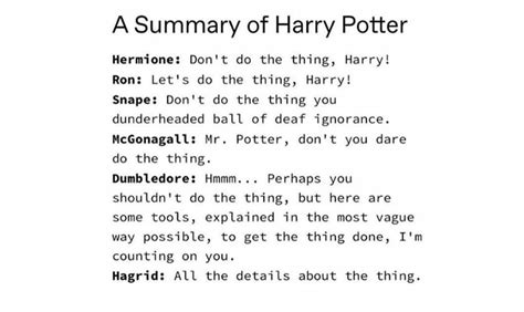 Summary of Harry Potter!! | Fandom