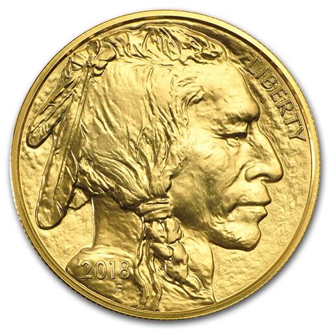 Monedas de oro Buffalo: Moneda de Oro Búfalo americano 2018 1 oz