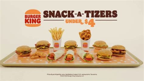 Burger King Snack-A-Tizers TV Spot, 'So Much to Choose From' - iSpot.tv