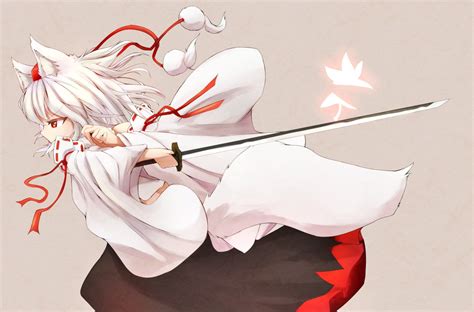 Anime Wolf Girls Katana Wallpapers - Wallpaper Cave