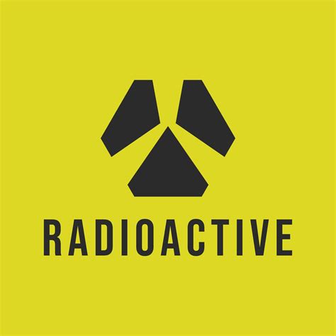 Radioactive logo design for sign or symbol 13094371 Vector Art at Vecteezy