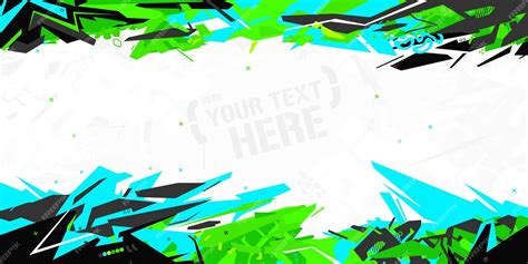 Premium Vector | Colorful urban cyberpunk abstract graffiti style background vector illustration art