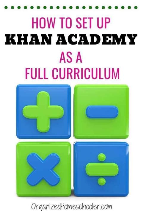 How to Use Khan Academy Math as a Complete Free Math Curriculum | Math curriculum, Homeschool ...