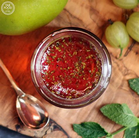 Gooseberry, Apple & Mint Jelly with video tutorial! Fab Food 4 All