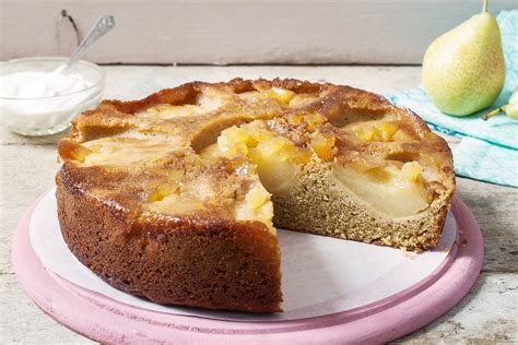 Pear Upside Down Cake Recipe | Odlums