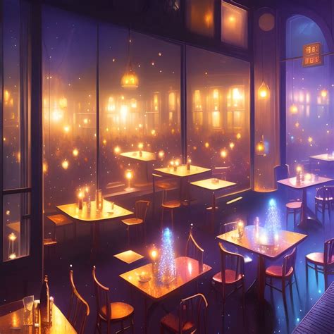 Magic at the Night Café - AI Generated Artwork - NightCafe Creator