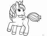 Unicorn Printable Drawing sketch template