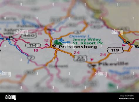 Prestonsburg kentucky map hi-res stock photography and images - Alamy