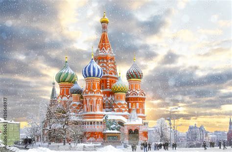 Red Square Russia Winter