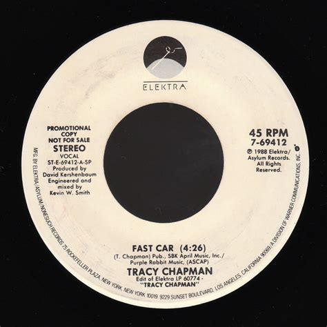 Tracy Chapman – Fast Car (1988, Vinyl) - Discogs