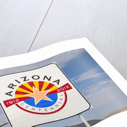 Welcome to Arizona road sign posters & prints by Corbis